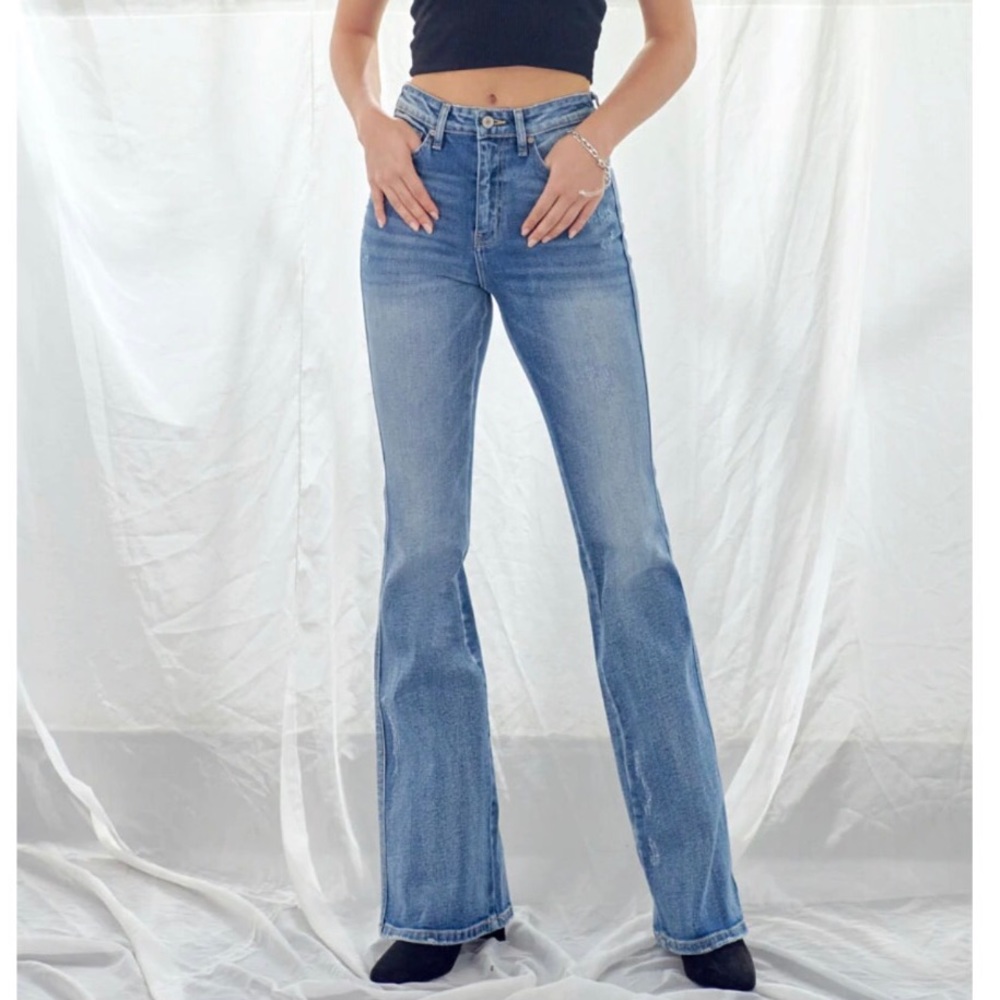 KanCan Luke High Rise Flare Jeans KC7340M